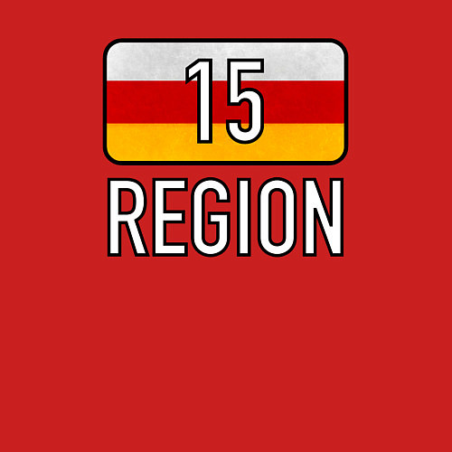 Мужской свитшот Region 15 / Красный – фото 3