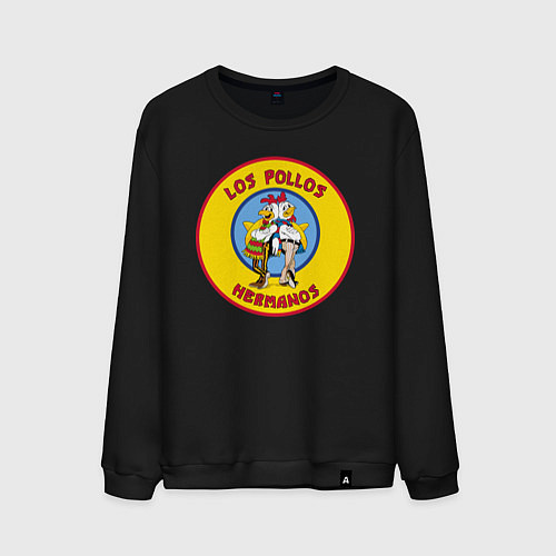 Мужской свитшот Los Pollos hermanos Breaking bad / Черный – фото 1