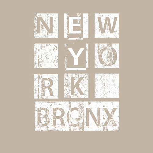 Мужской свитшот New York Bronx / Миндальный – фото 3