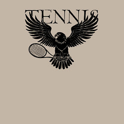 Свитшот хлопковый мужской Теннис с орлом, цвет: миндальный — фото 2