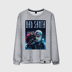 Мужской свитшот Плохой Санта Клаус с мешком подарков