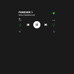 Свитшот хлопковый мужской Girls Generation Forever 1, цвет: черный — фото 2