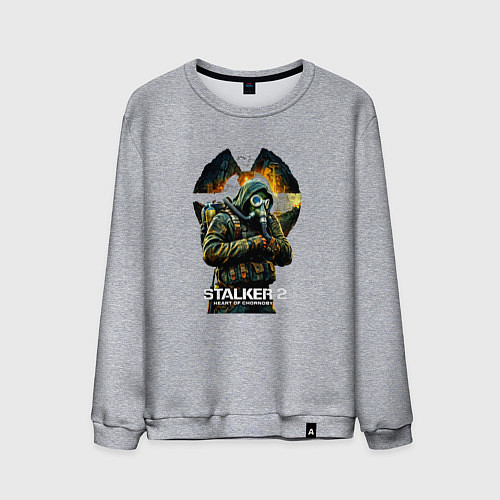 Мужской свитшот Stalker 2 heart of chornobyl / Меланж – фото 1