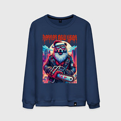 Мужской свитшот Horror new year - ai art fantasy