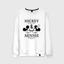 Мужской свитшот Микки и Минни Маус