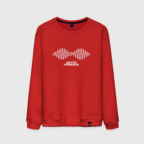 Мужской свитшот Arctic Monkeys logo / Красный – фото 1