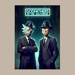 Свитшот хлопковый мужской Rick and Morty godfathers of the multiverse, цвет: миндальный — фото 2