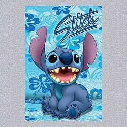 Свитшот хлопковый мужской Инопланетянин Стич, цвет: меланж — фото 2