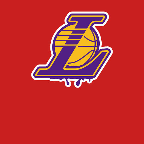 Мужской свитшот Lakers team / Красный – фото 3