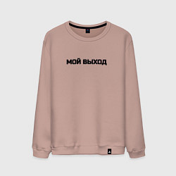 Мужской свитшот Мой выход