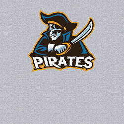 Свитшот хлопковый мужской Команда пиратов, цвет: меланж — фото 2