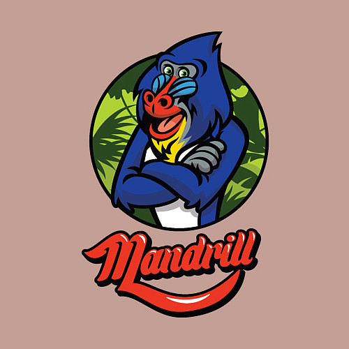 Мужской свитшот Mandrill / Пыльно-розовый – фото 3