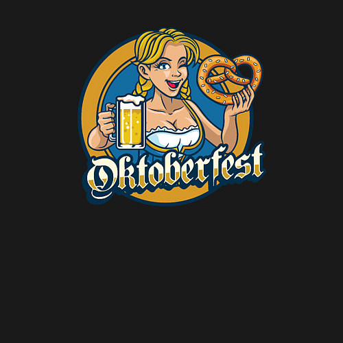 Мужской свитшот Oktoberfest / Черный – фото 3