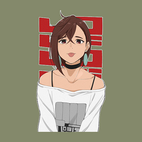 Мужской свитшот Дандадан: Момо / Авокадо – фото 3