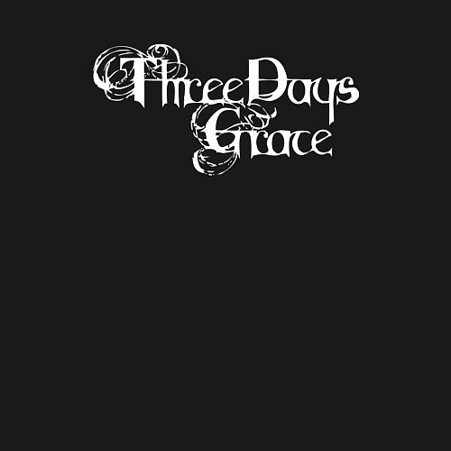 Мужской свитшот Three Days Grace - logo / Черный – фото 3