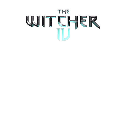 Мужской свитшот The witcher 4 logo / Белый – фото 3