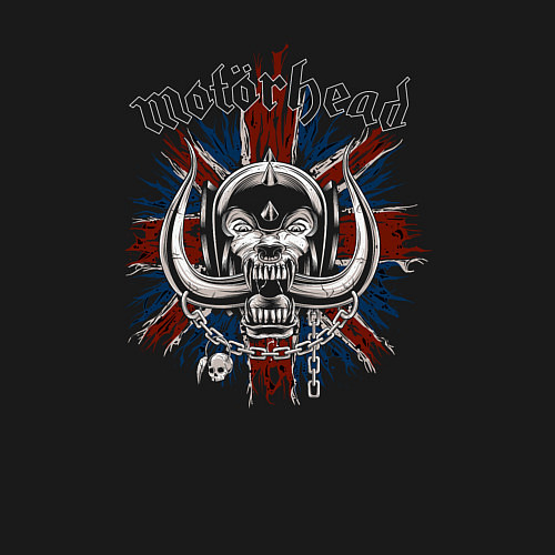 Мужской свитшот Motorhead rock band / Черный – фото 3