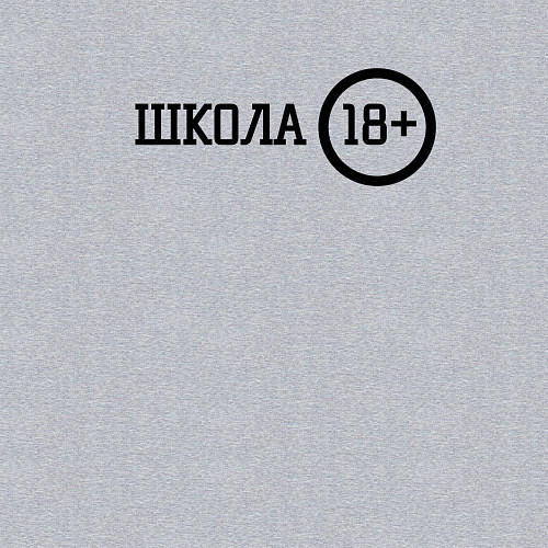Мужской свитшот Школа 18 / Меланж – фото 3