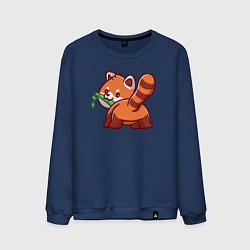 Мужской свитшот Игривая красная панда