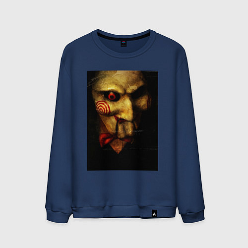 Мужской свитшот Пила 4 / Тёмно-синий – фото 1