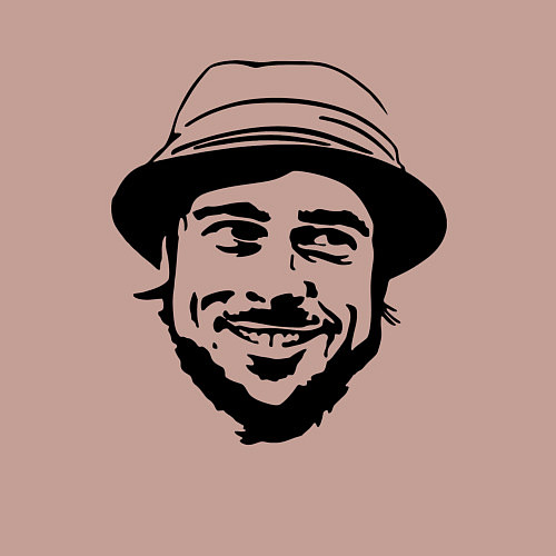 Мужской свитшот Brad Pitt - gypsy / Пыльно-розовый – фото 3