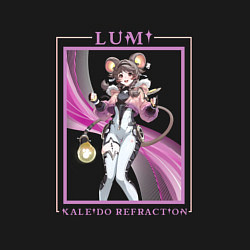 Свитшот хлопковый мужской Lumi Kaleido Refraction, цвет: черный — фото 2