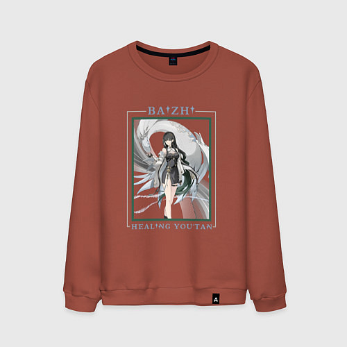 Мужской свитшот Baizhi Healing Youtan / Кирпичный – фото 1