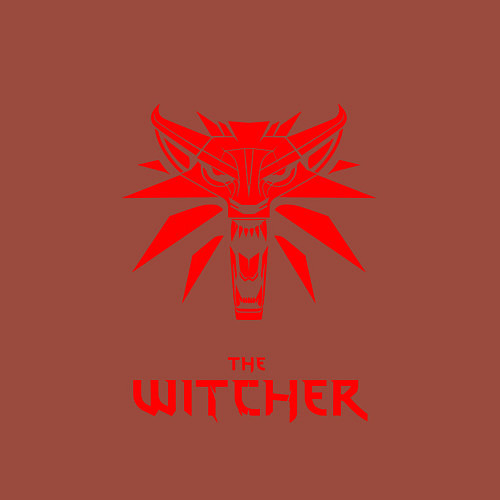 Мужской свитшот The witcher games / Кирпичный – фото 3