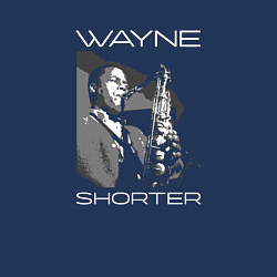 Свитшот хлопковый мужской Wayne Shorter tribute, цвет: тёмно-синий — фото 2