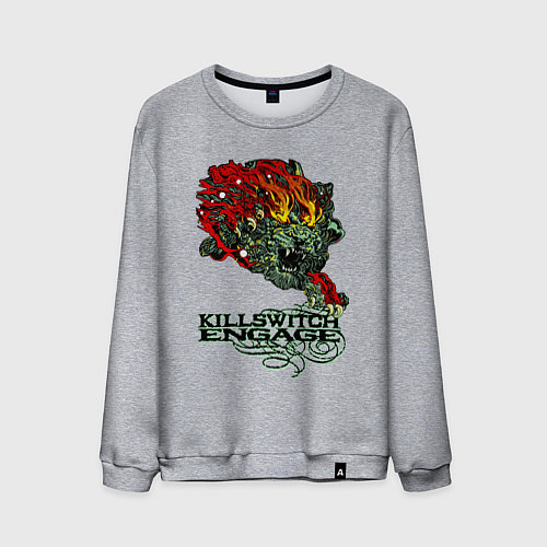 Мужской свитшот Грифон killswitch engage / Меланж – фото 1
