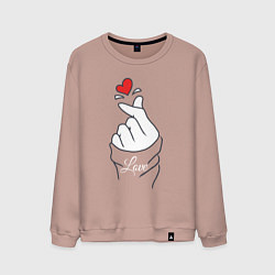 Мужской свитшот Знак любви и внимания