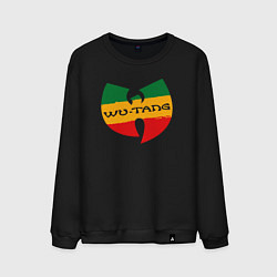 Свитшот хлопковый мужской Wu-Tang, цвет: черный