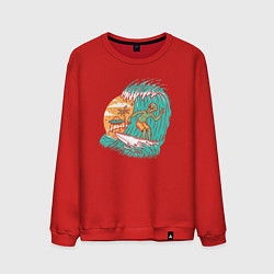 Мужской свитшот Пришелец серфер