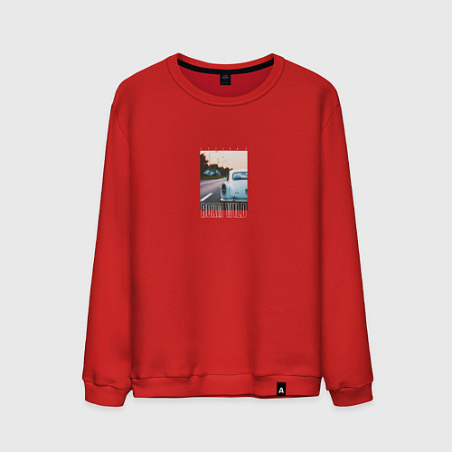 Мужской свитшот Roam wild / Красный – фото 1