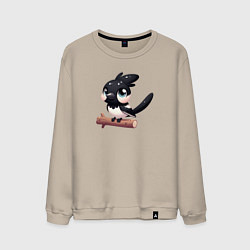 Мужской свитшот Милая сорока на ветке