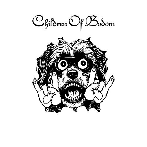 Мужской свитшот Children of Bodom - rock dog / Белый – фото 3