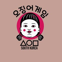 Свитшот хлопковый мужской South Korea girl, цвет: пыльно-розовый — фото 2