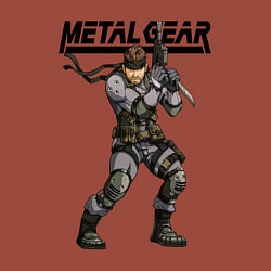 Свитшот хлопковый мужской Snake Solid soldier, цвет: кирпичный — фото 2