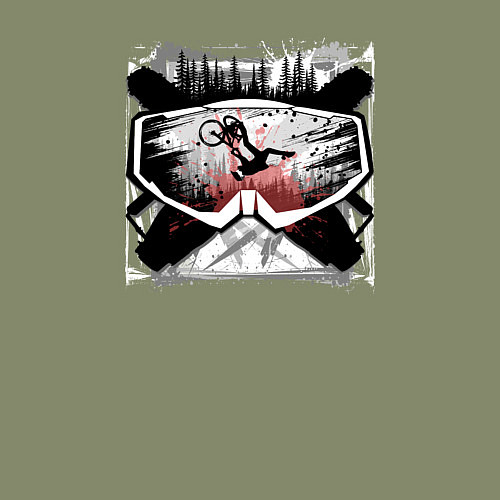 Мужской свитшот Маска МТБ / Авокадо – фото 3