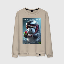 Мужской свитшот Kitten-Venom meme