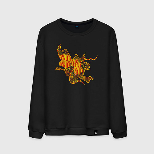 Мужской свитшот Омск / Черный – фото 1