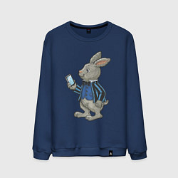 Мужской свитшот Деловой зайчик