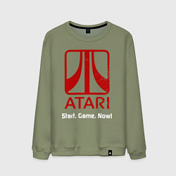 Мужской свитшот Atari logo - start game now
