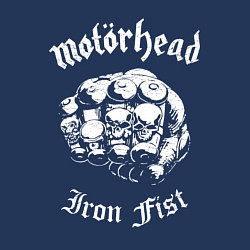 Свитшот хлопковый мужской Motorhead - iron fist, цвет: тёмно-синий — фото 2