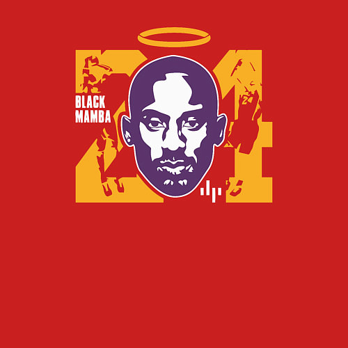 Мужской свитшот Black mamba 24 / Красный – фото 3