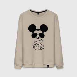 Мужской свитшот Микки Маус в очках - для пары