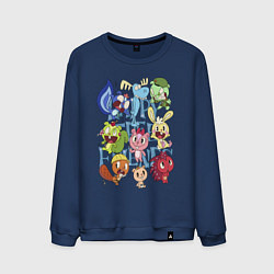 Мужской свитшот Счастливые лесные друзья