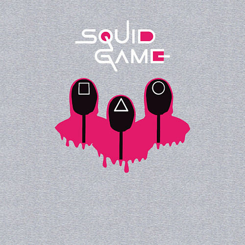 Мужской свитшот Squid game soldiers / Меланж – фото 3