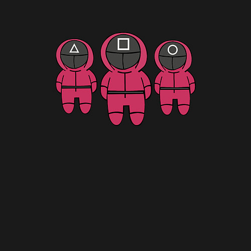 Мужской свитшот Розовые солдаты игра / Черный – фото 3