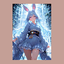 Свитшот хлопковый мужской Зайка в гармонии с природой, цвет: пыльно-розовый — фото 2